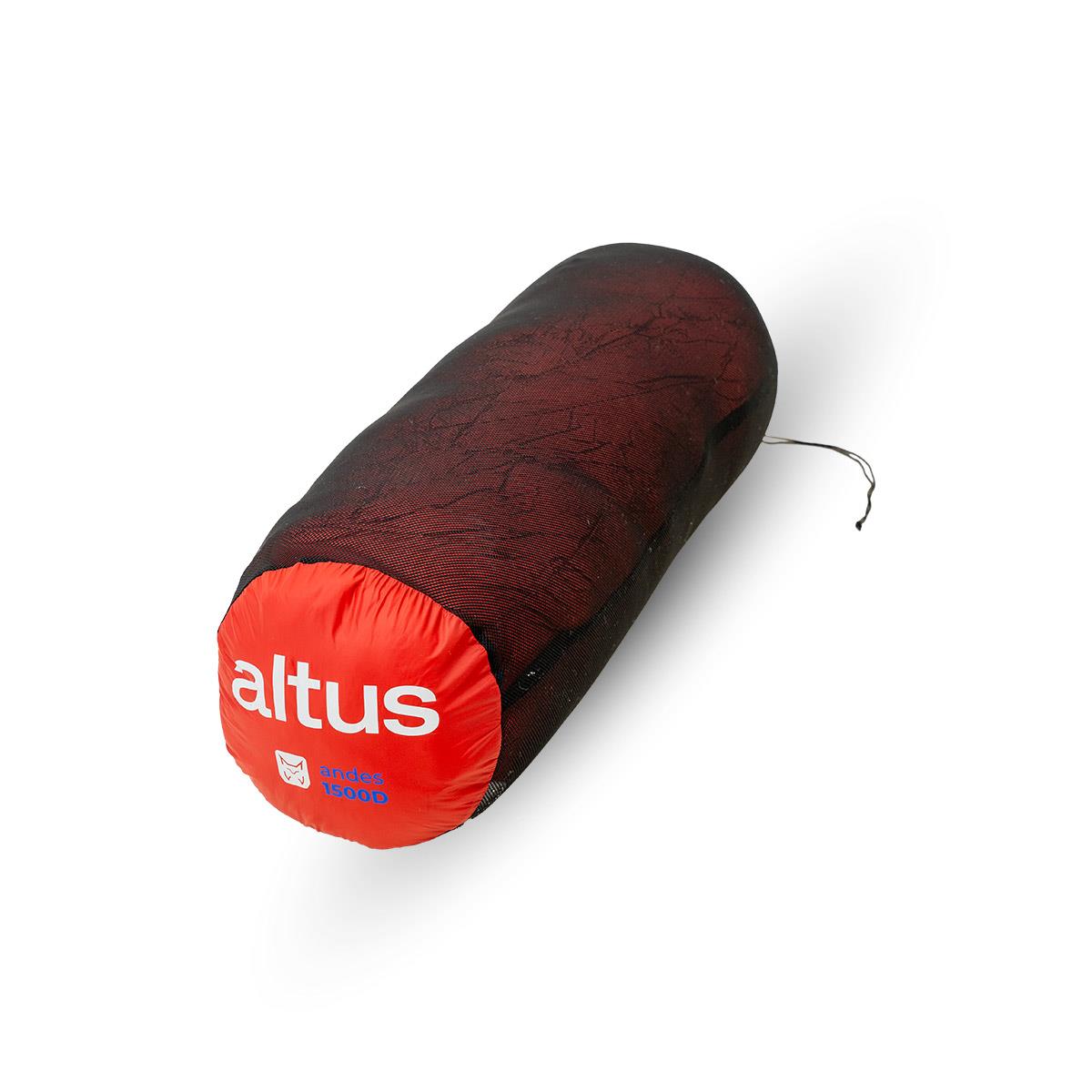 Sac De Couchage Altus Andes 400 H30 – Duvet 700 Cuin 90/10, Momie Léger Et Chaud – Golden Lime