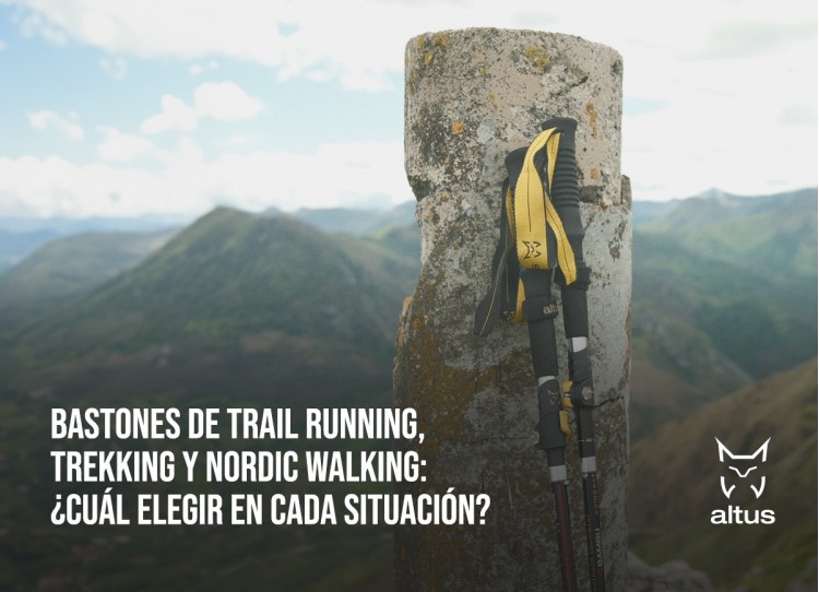 Bastones de trail running, trekking y nordic walking: ¿cuál elegir en cada situación?
